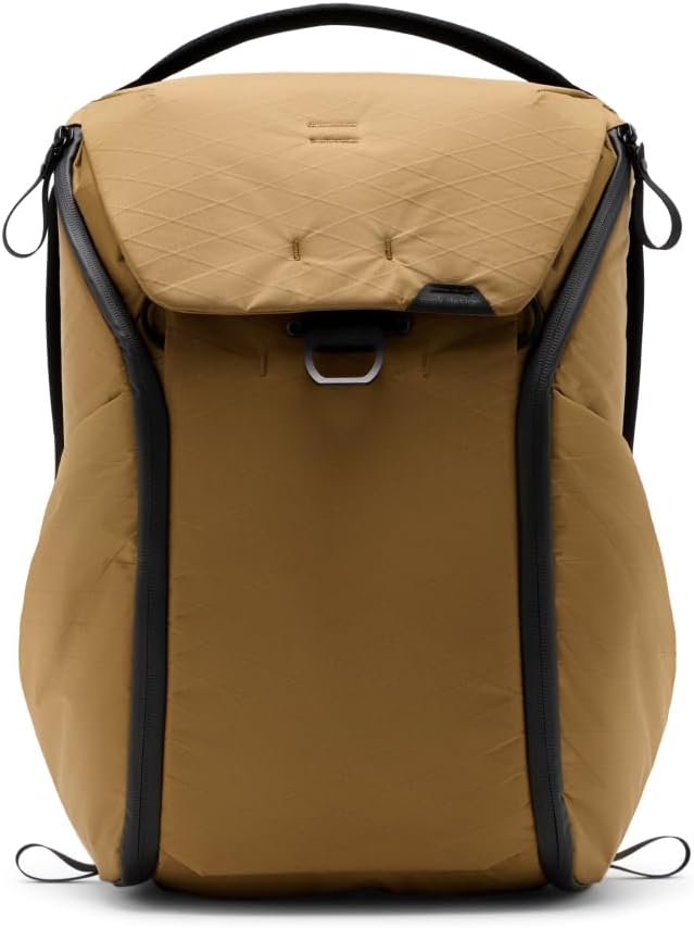 Peak Design Everyday Backpack V2 20L, Camera Bag, Laptop Backpack with Tablet Sleeves, Coyote (BEDB-20-CY-3)