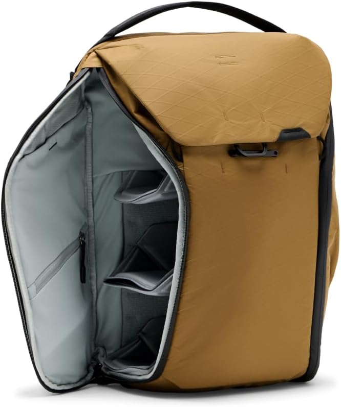 Peak Design Everyday Backpack V2 20L, Camera Bag, Laptop Backpack with Tablet Sleeves, Coyote (BEDB-20-CY-3) - Image 2
